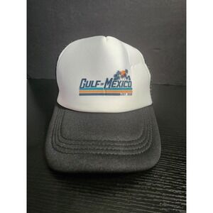 Gulf of Mexico trucker hat mesh foam est 1550 beach vacation cap‎